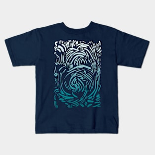 Abstract Pattern - Organic Lines Kids T-Shirt